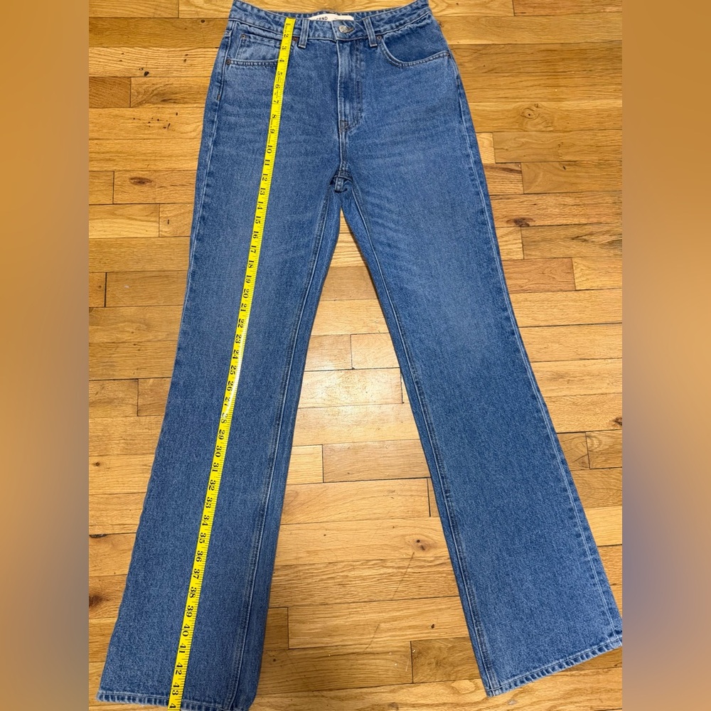 GRLFRND The Melanie High Rise Boot Cut in Lovers Lane (EUC) - Picture 13 of 16